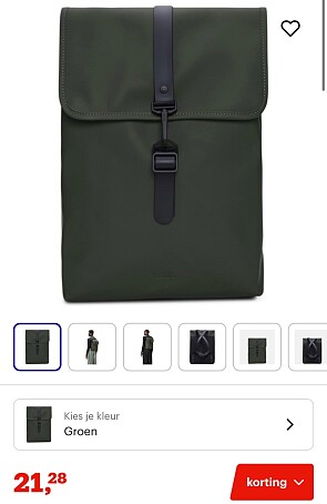 Rains W3 Unisex Rugzak