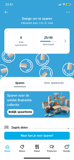 Spaarzegels brabantia
