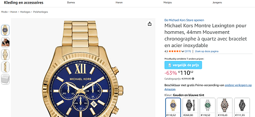 Michael Kors - Lexington - Herenhorloge