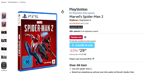 Marvel’s Spider-Man 2 PS5 game