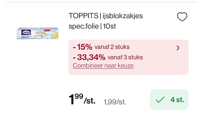 Toppits producten in promo + coupon