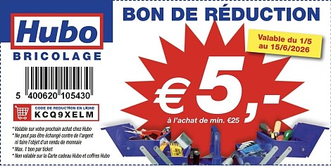 -5 euros hubo min 25euros