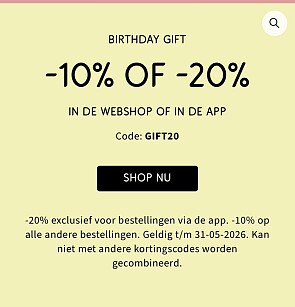 -10% of -20% bij Bonprix