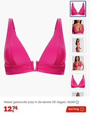 Bikinitop maat S