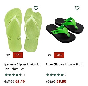 Image of slippers