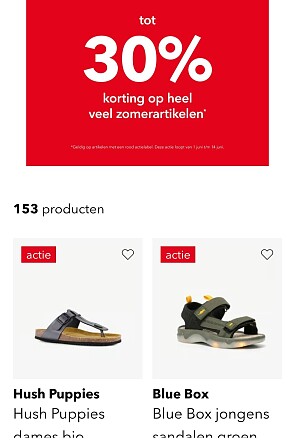 Tot 30% korting op heel veel zomerartikelen