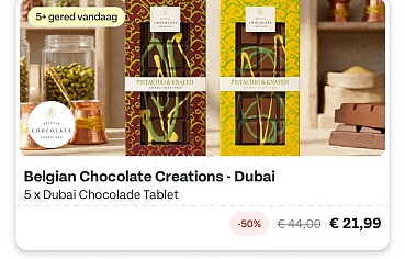 Dubai Chocolade aan -50%