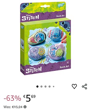 Disney Stitch Rock Art -63%