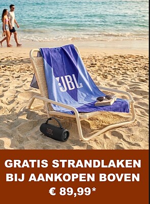 Gratis strandlaken bij aankoop
