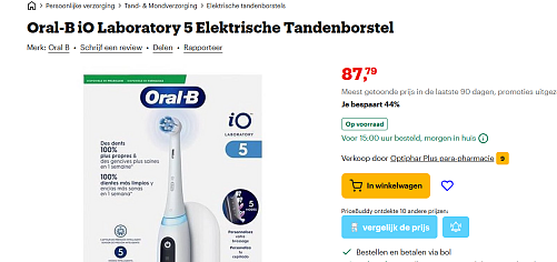 Oral-B iO Laboratory 5 Elektrische Tandenborstel