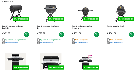 Boretti - Gratis accessoires