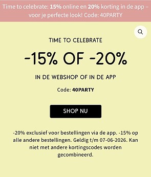 -15% of -20% bij Bonprix