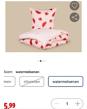 Dekbedovertrek voor 5,99€!