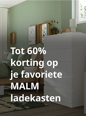 Tot -60% op MALM ladekasten bij Ikea Nederland