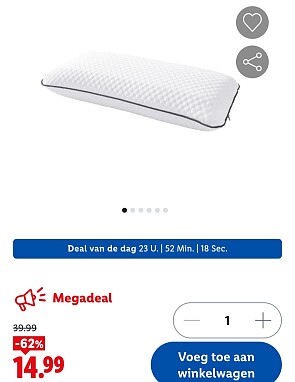 Kussen 35 x 75 cm -62%