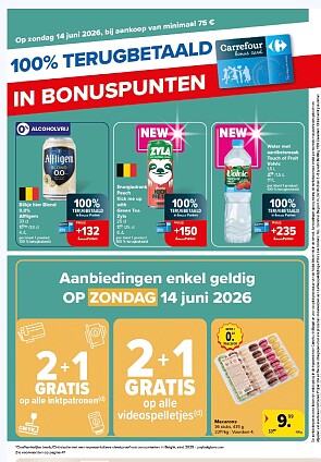 Zondagse promo’s bij Carrefour hyper op 14/6/26