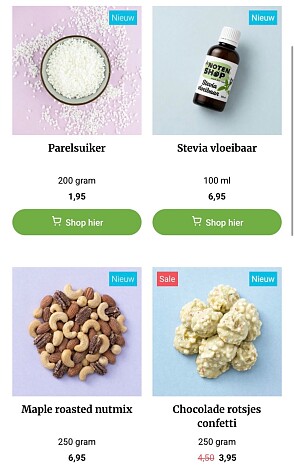 Nieuw bij Denotenshop