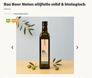 Olijfolie, borrelnootjes 1+1 gratis
