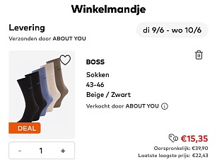 BOSS Sokken