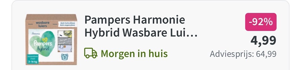 Pampers Wasbare Luiers