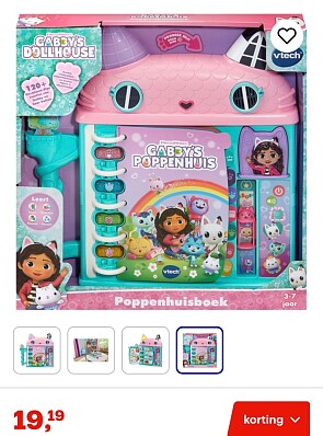 Gabby's Dollhouse Poppenhuisboek
