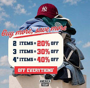 Kortingen tot 40% bij America today