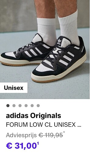 Adidas tot 74% goedkoper
