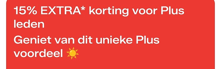 15% extra korting bij Zalando