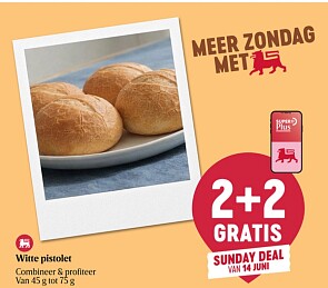 Zondagse deals bij Delhaize op 14 juni en gratis flash deal (zoutchips)