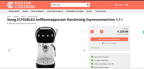 Image of espressomachine