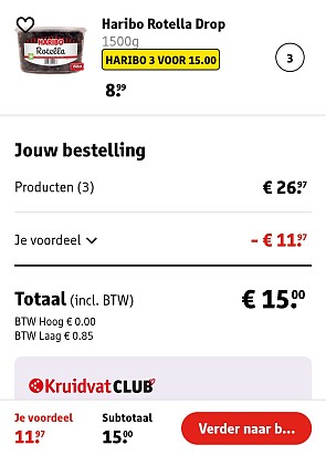Haribo tot 3,33€ per kg 😋🤤🍭🍬