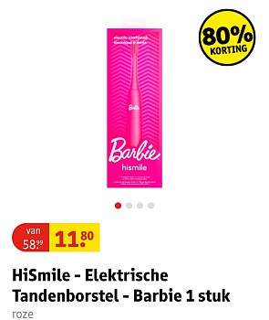 Barbie elektrische tandenborstel -80%