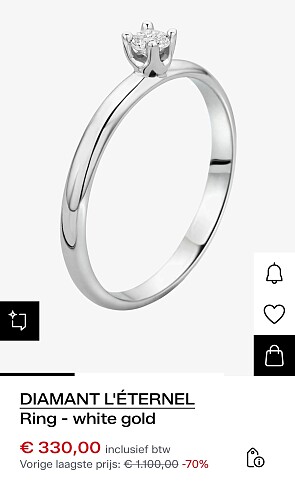 -70% DIAMANT L'ÉTERNEL-Ring white gold