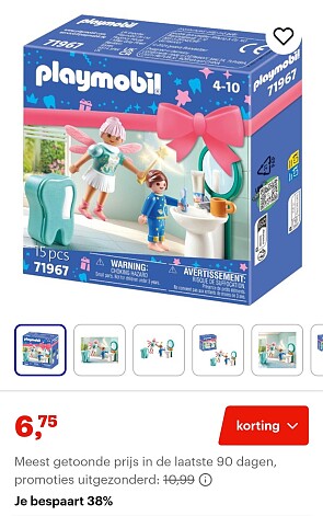 -38% Playmobil Tandenfee