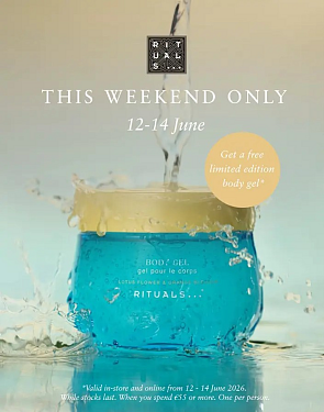 Gratis body gel Rituals limited edition
