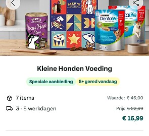 Kleine Honden Voeding 7 items