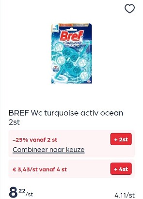 Bref wc blokjes in mooie promo