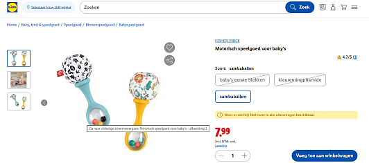 Fisher-Price - Maracas muziekspeelgoed, sambaballen