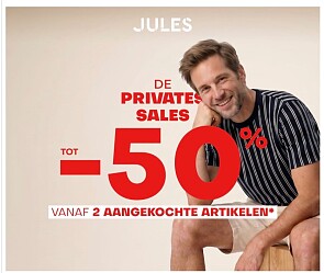 Jules -50% vanaf 2 gekochte artikelen