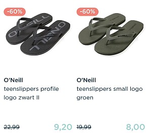 Strandkleding & slippers minstens 50% korting