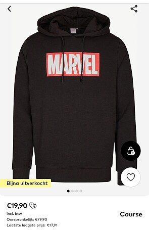 Marvel trui maat S