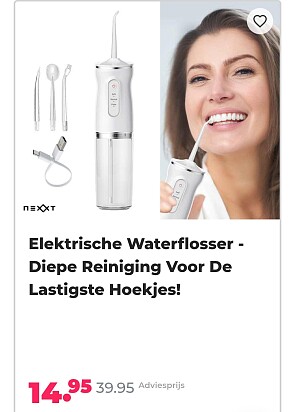 Elektrische waterflosser