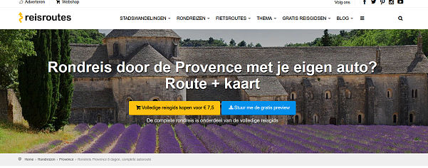 Gratis leuke reisgidsen af te printen bij Reisroutes.Be