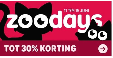 Zoodays tot -30%
