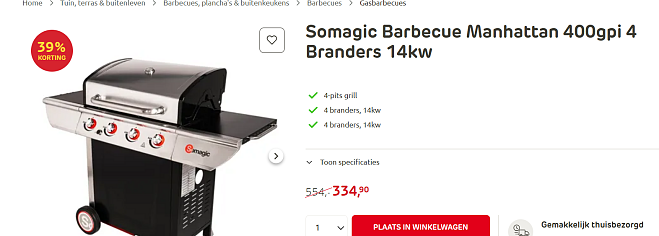 Zomers weer voorspeld! Tijd voor een nieuwe barbecue?