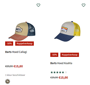 Barts zomerhoeden en petten 🧢