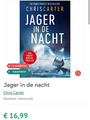 Jager in de nacht, Chris Carter
