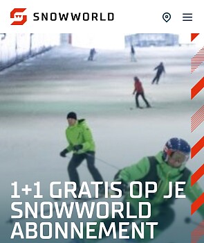 Zomeractie Snowworld
