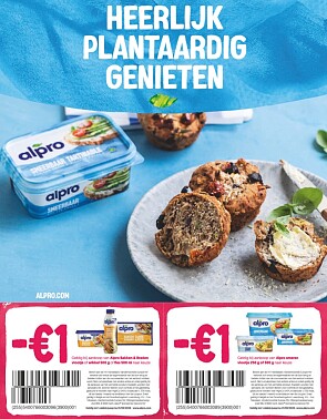 Opnieuw Alpro coupons in dag allemaal