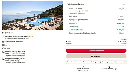 Sunweb zomertopper: luxe gezinsvakantie naar Kreta met 47% korting! ☀️😍